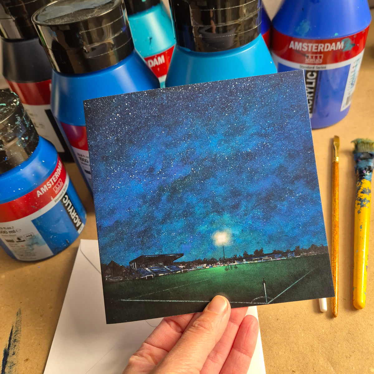 As Long as the Lights are On Greeting Card