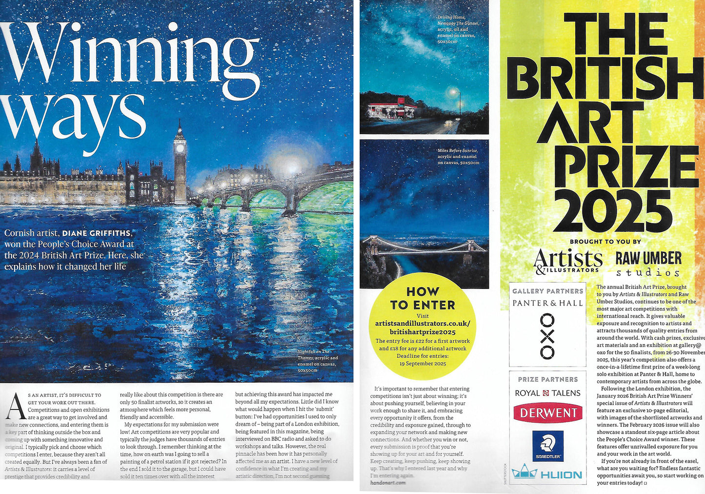 Miles before Sunrise Original Art