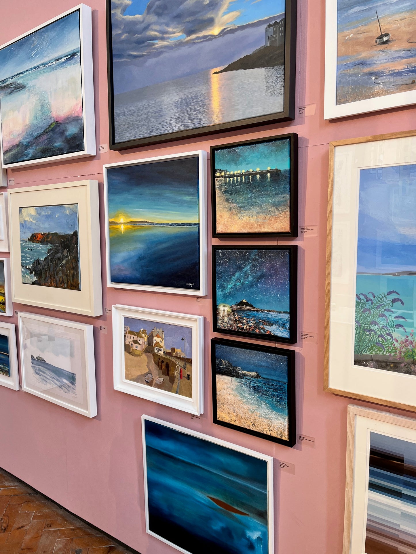 Twilight Promenade Along the Pier (St Ives) Original Art