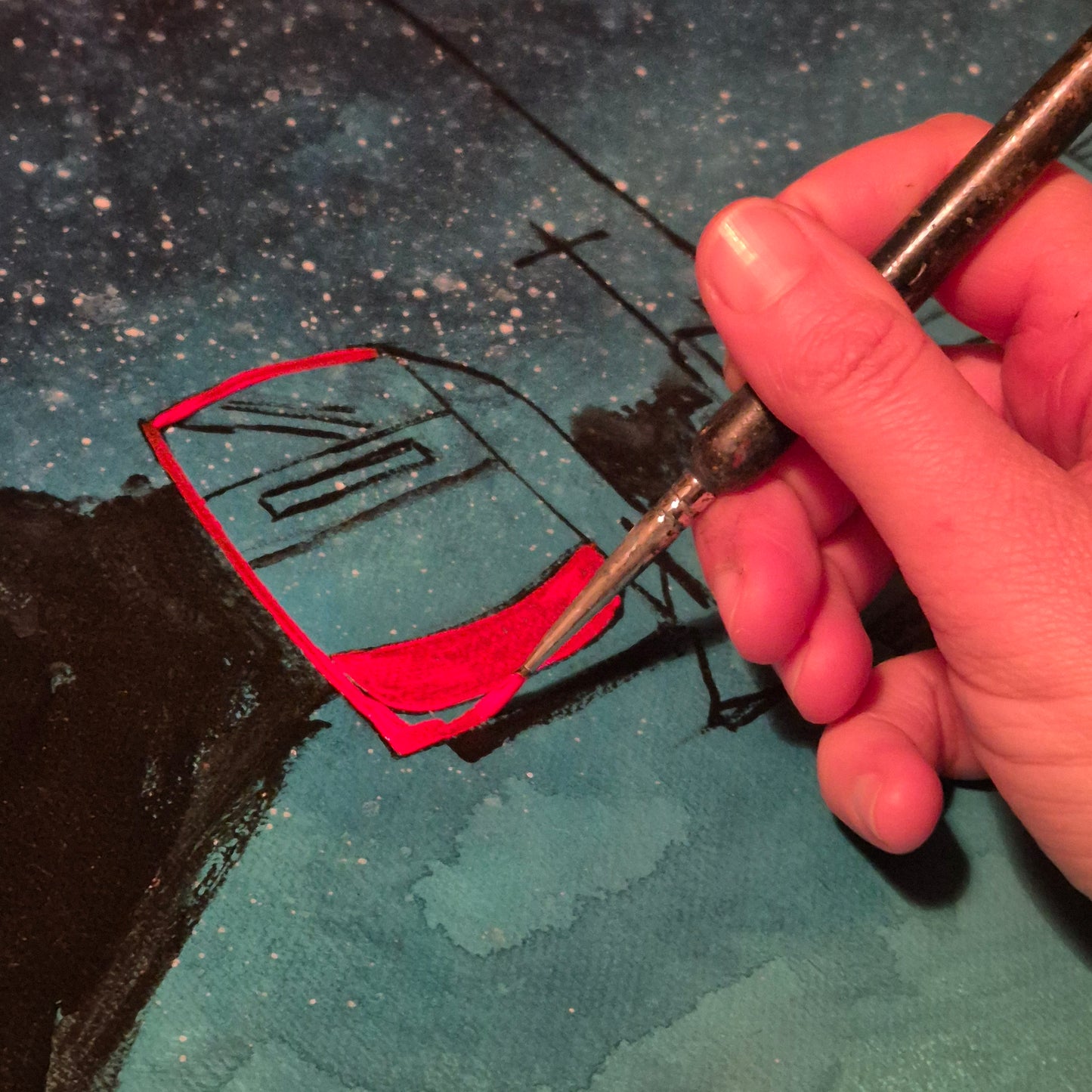 Night Bus Original Art