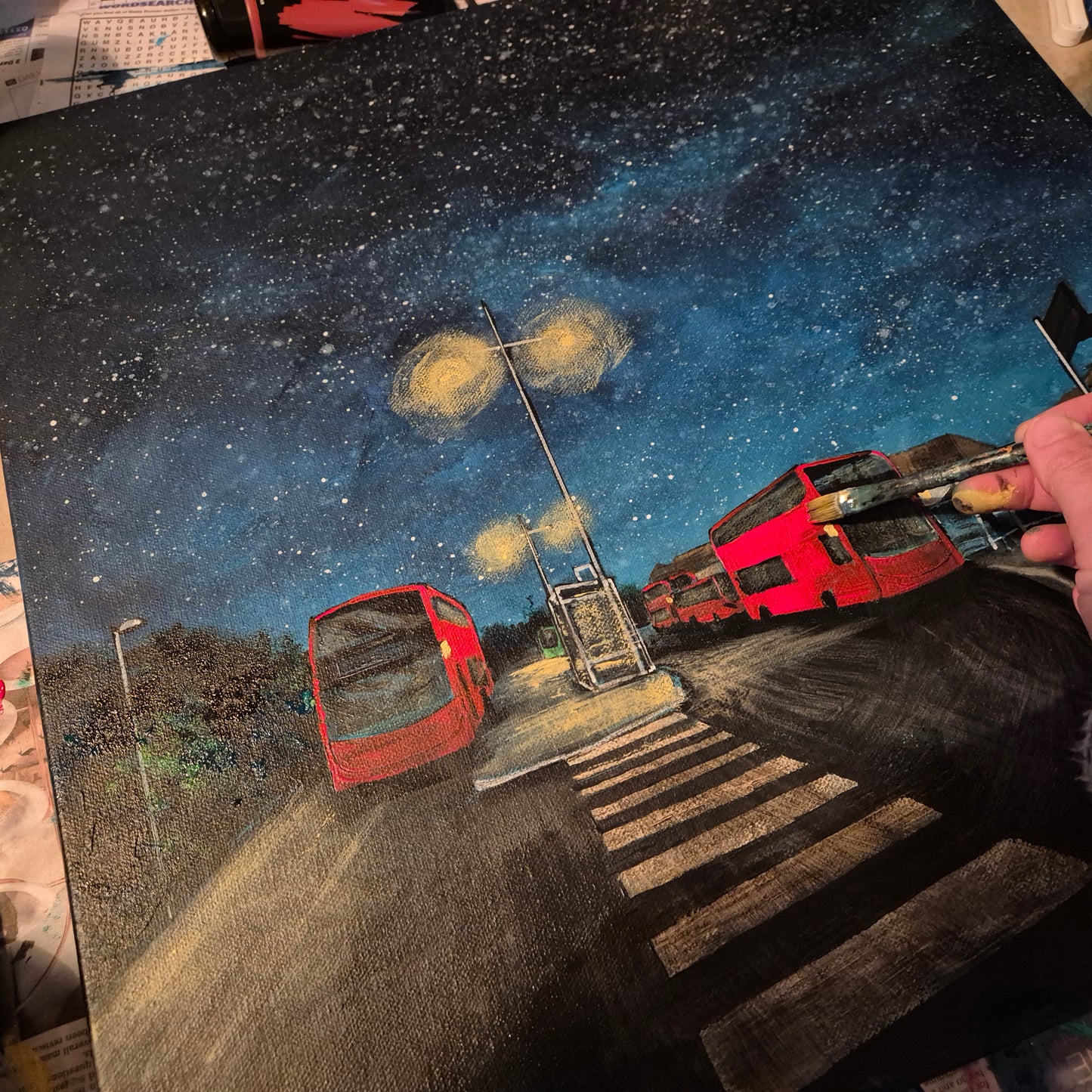 Night Bus Original Art