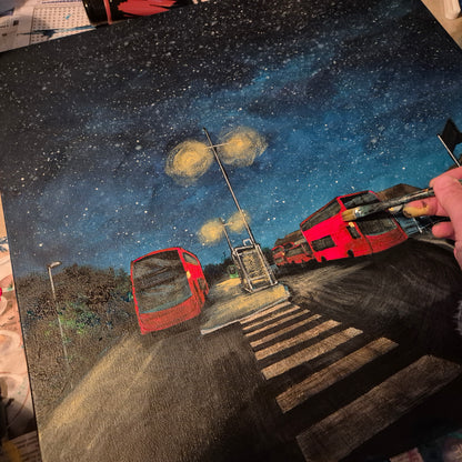Night Bus Original Art