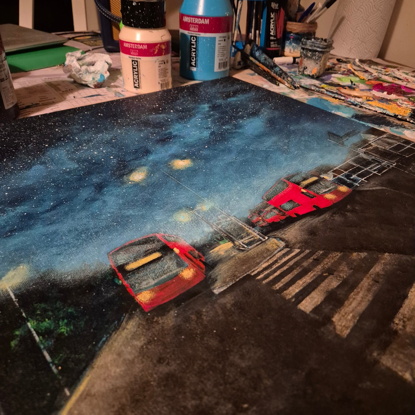 Night Bus Original Art