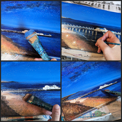 Summer Nights Bournemouth Pier Original Art