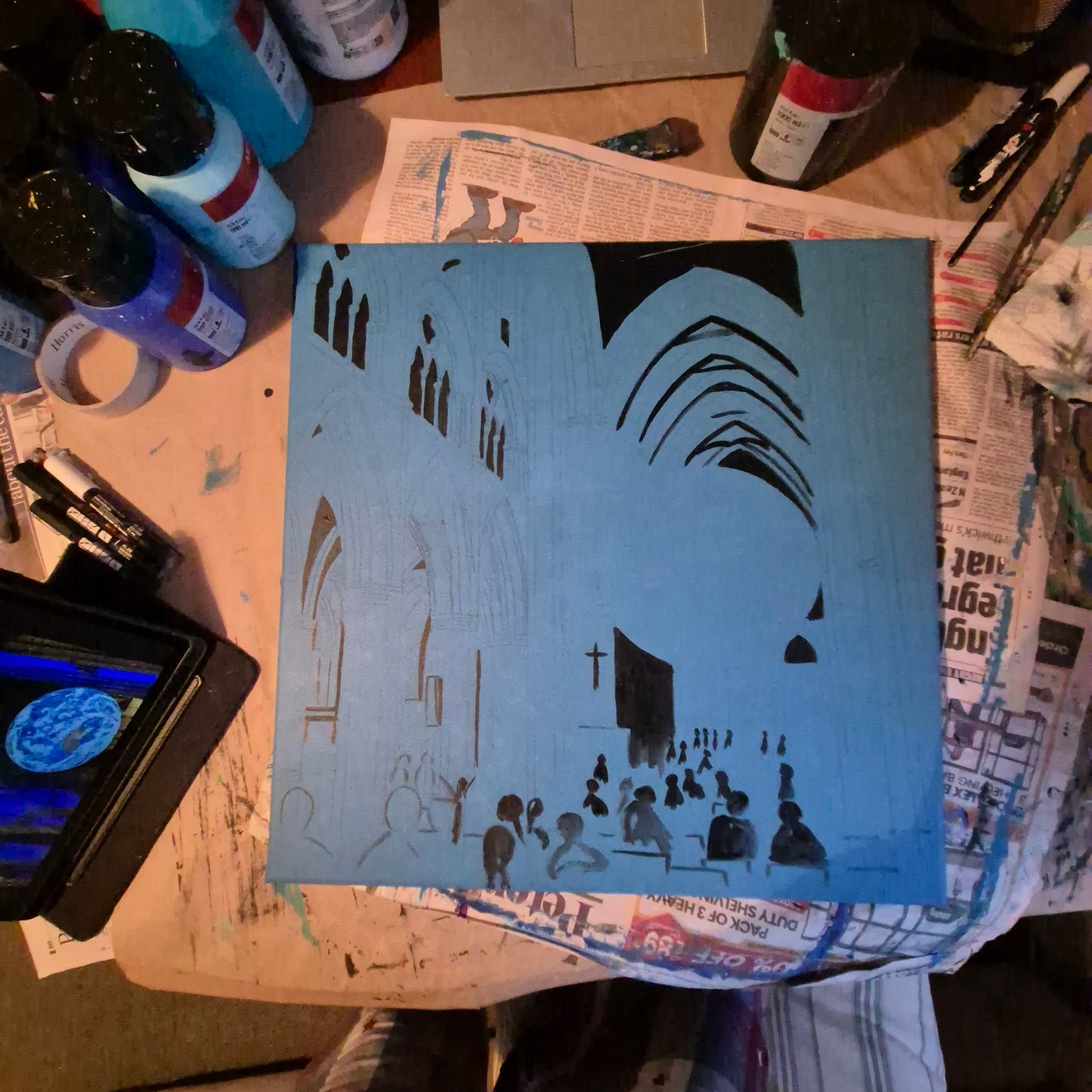 It's a Small World Original Art