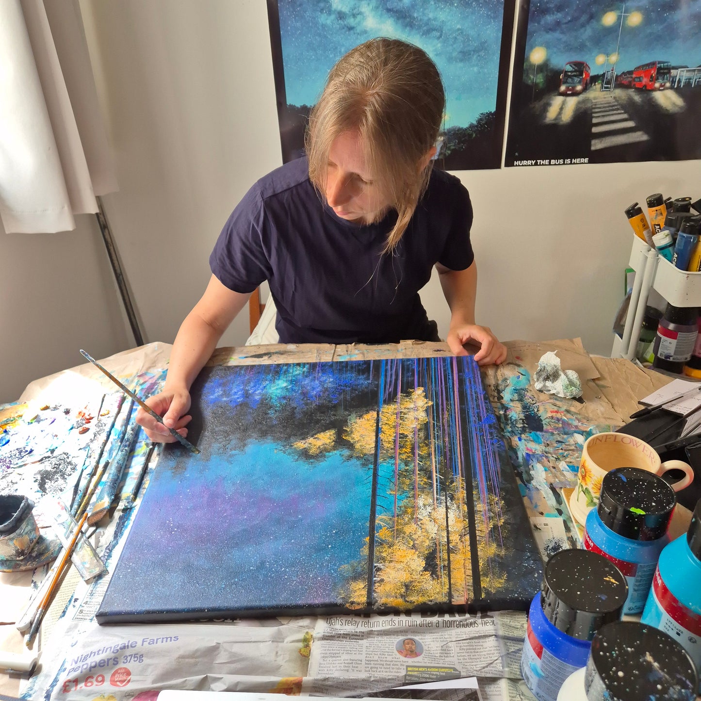 Night Patrol Original Art