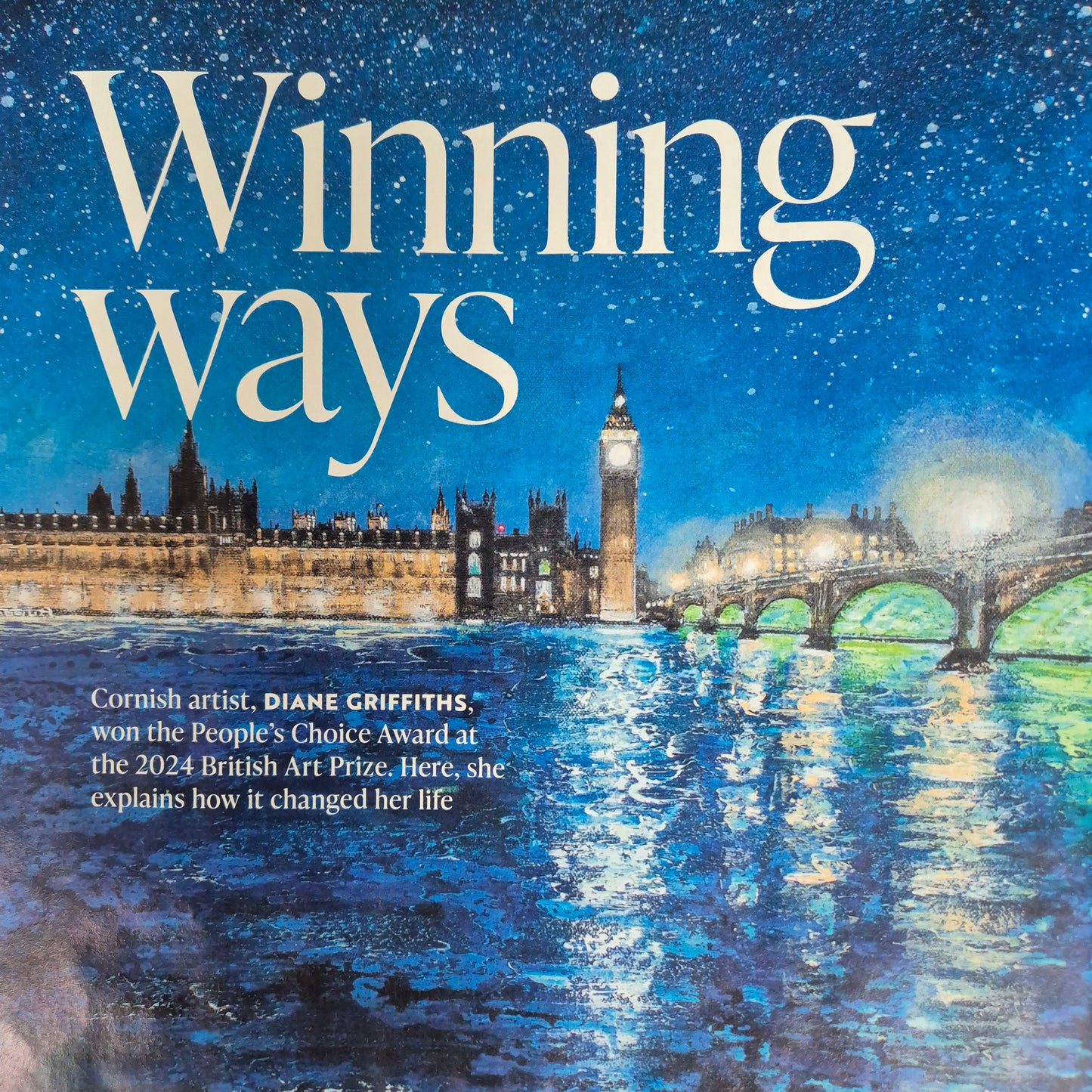 Nightfall over the Thames Original Art