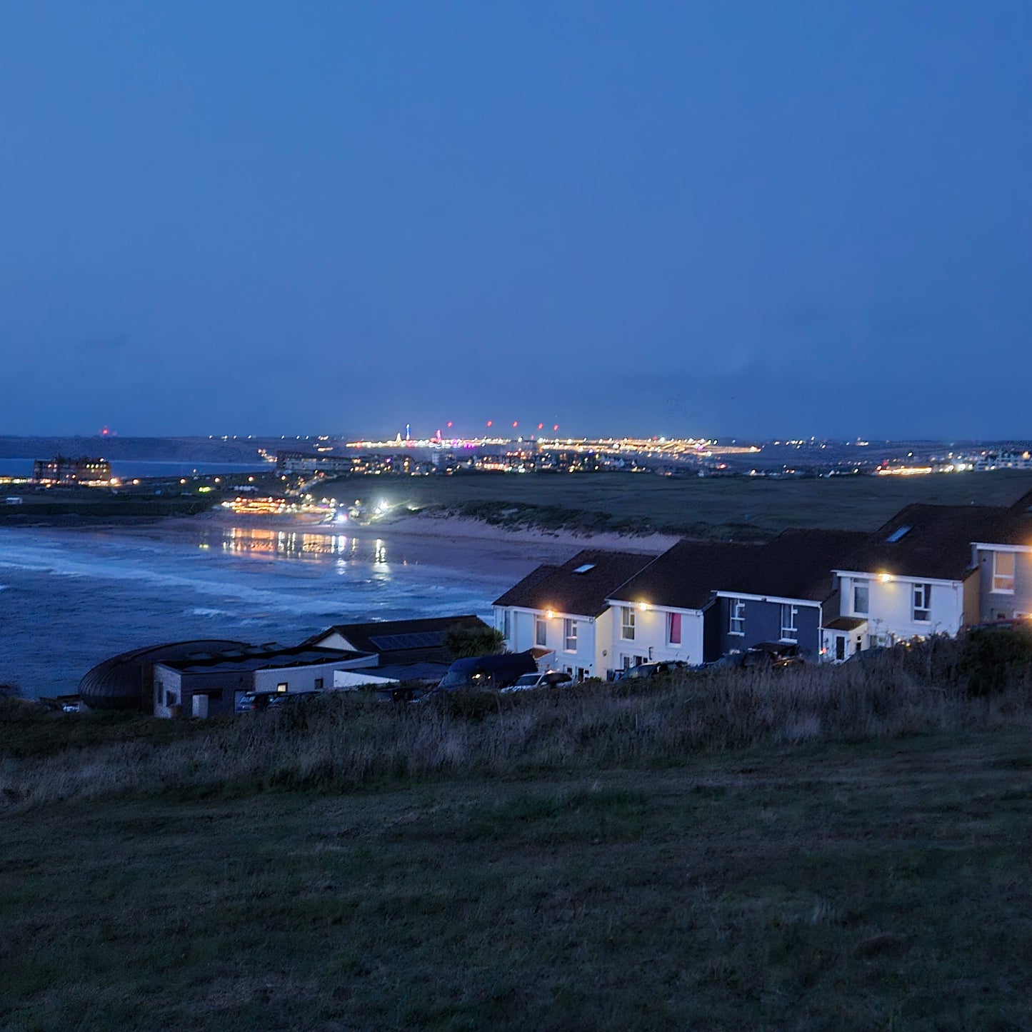 Twilight over Newquay Original Art