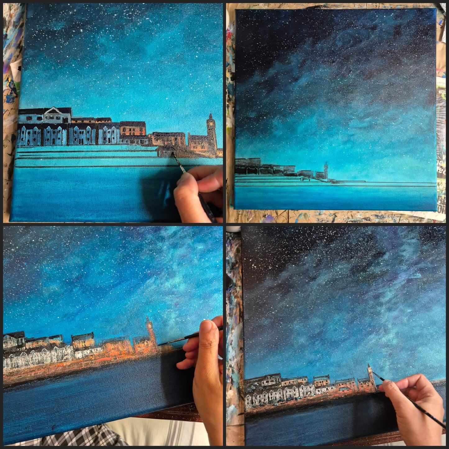 The Celestial Tide Original Art (Porthleven)