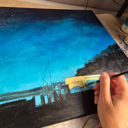 One Scoop or Two? Original Art