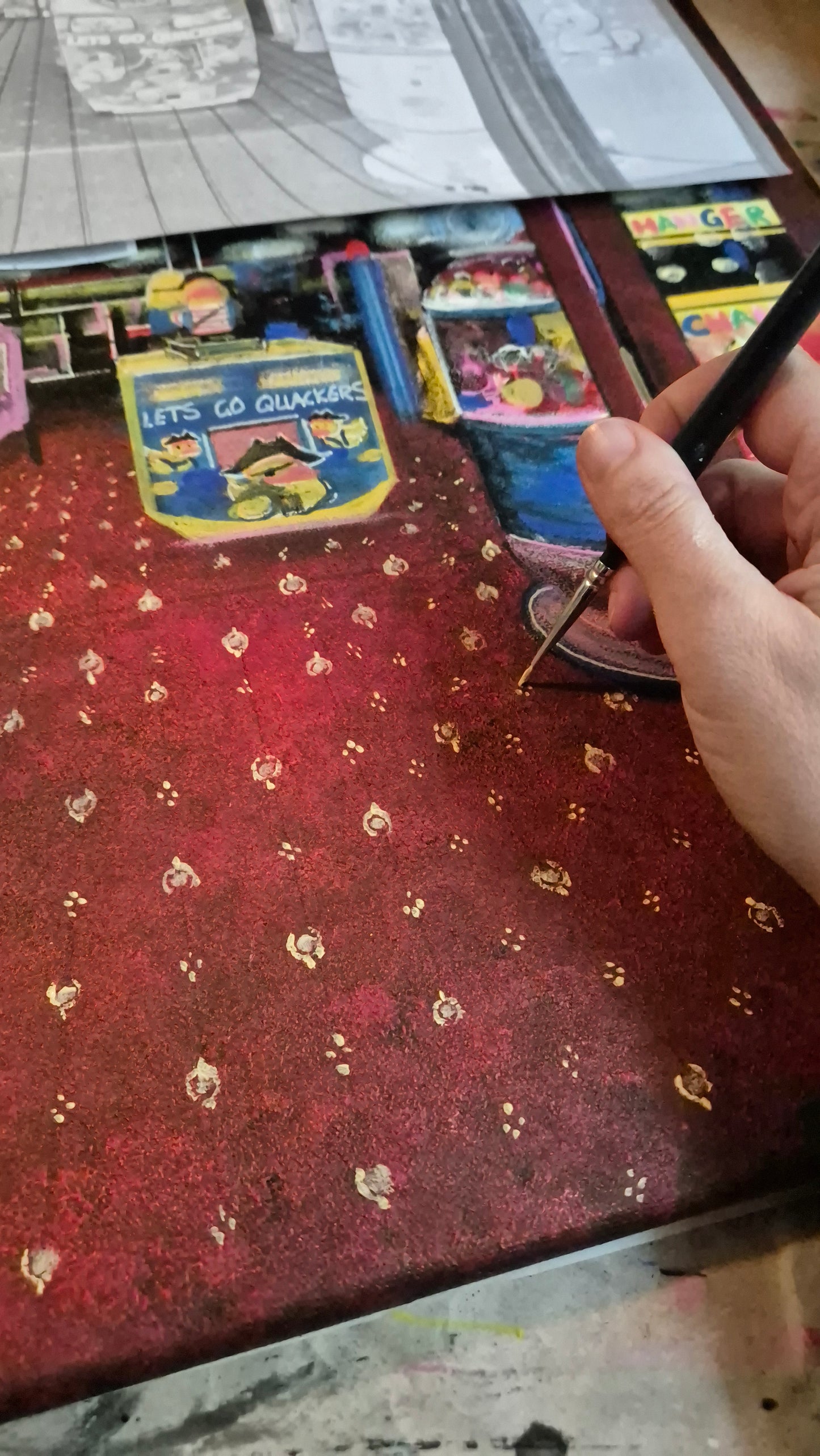 Let's Go Quackers Original Art