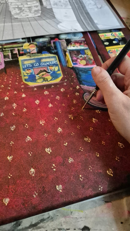 Let's Go Quackers Original Art