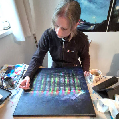 Train of Lights Original Art