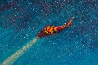 A Night in Red Original Art