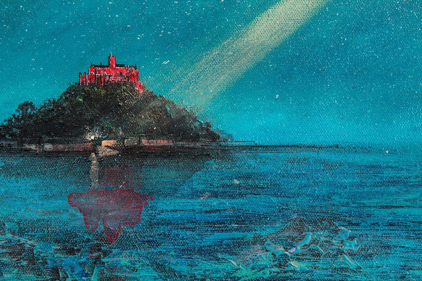 A Night in Red Original Art