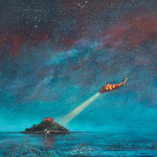A Night in Red Original Art