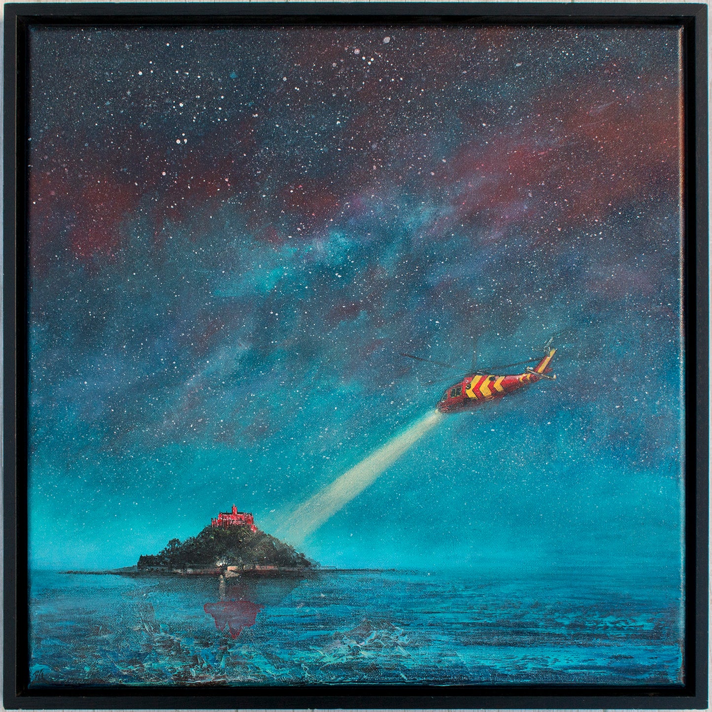 A Night in Red Original Art