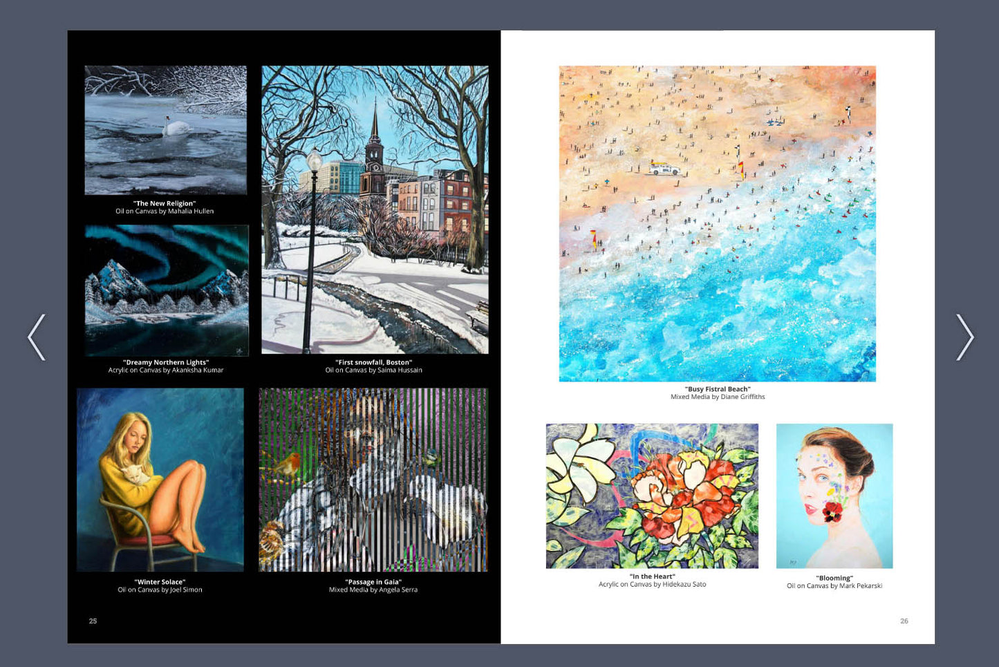 Busy Fistral Beach Original Art