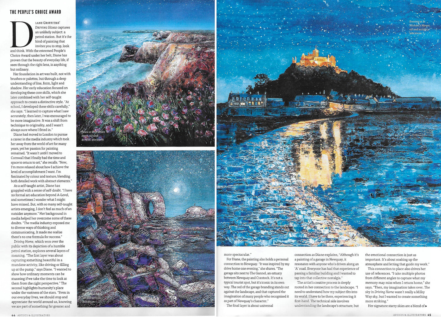 Evening at St Michael's Mount Original Art