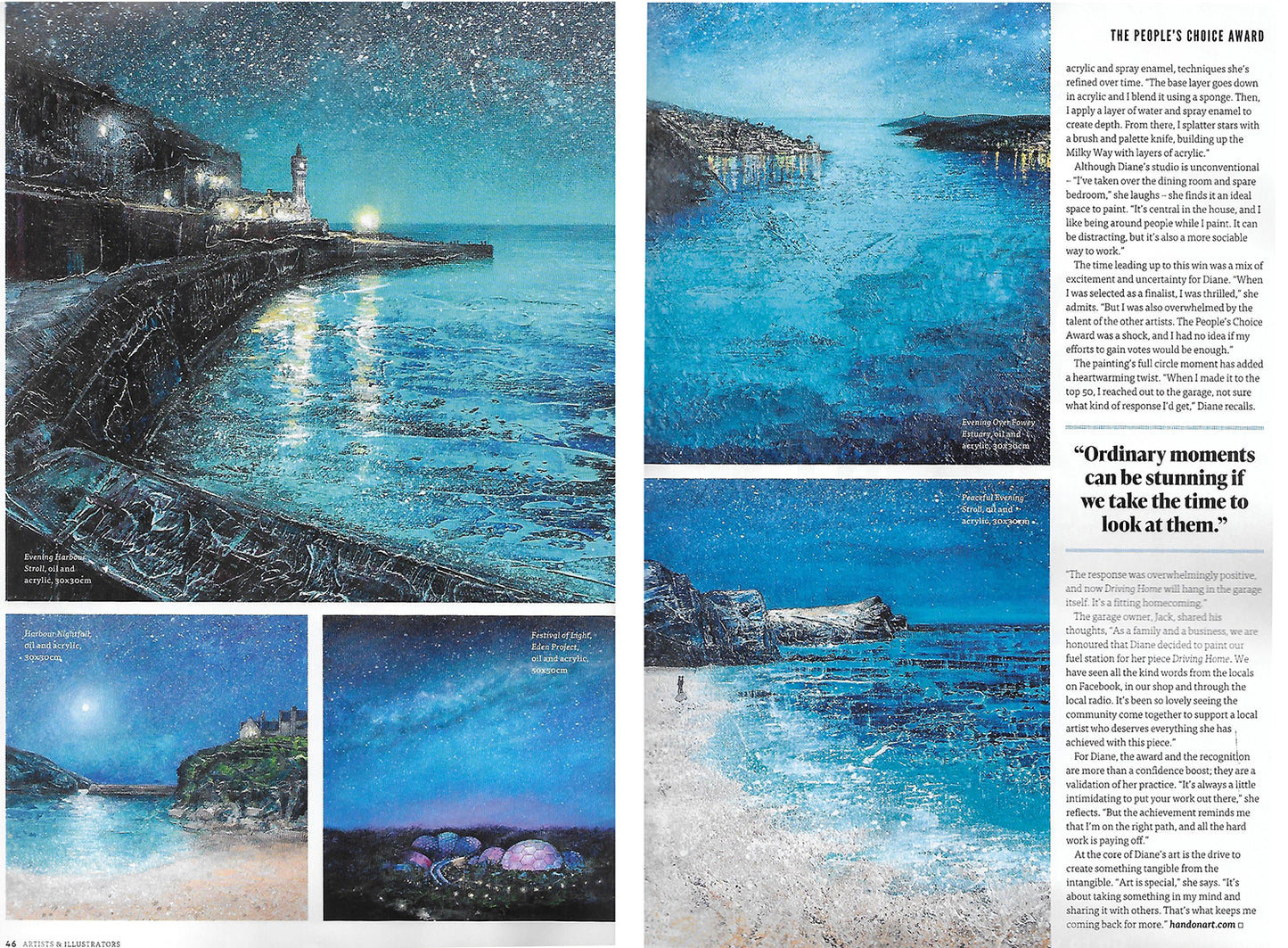 Fowey Evening Estuary Original Art