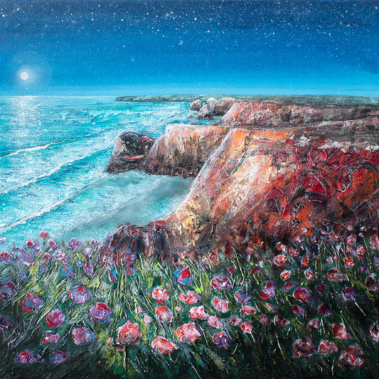 Peace at Bedruthan Steps Art Print