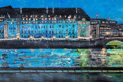 Catch a Boat Here Today Original Art