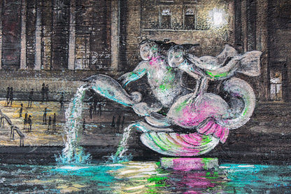 City Ripples (Trafalgar London) Original Art