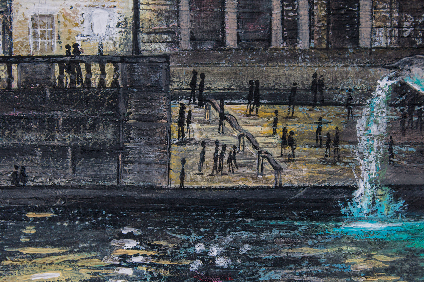 City Ripples (Trafalgar London) Original Art