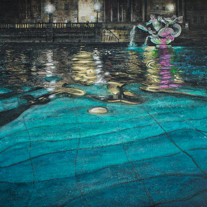 City Ripples (Trafalgar London) Original Art