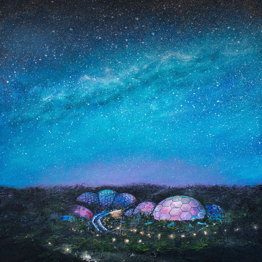 Festival of Light, The Eden Project Art Print