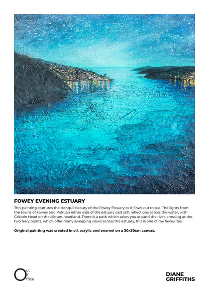 Fowey Evening Estuary Original Art