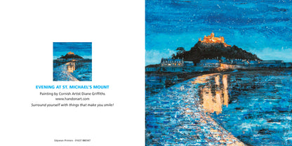 Evening at St Michael's Mount Greeting Card