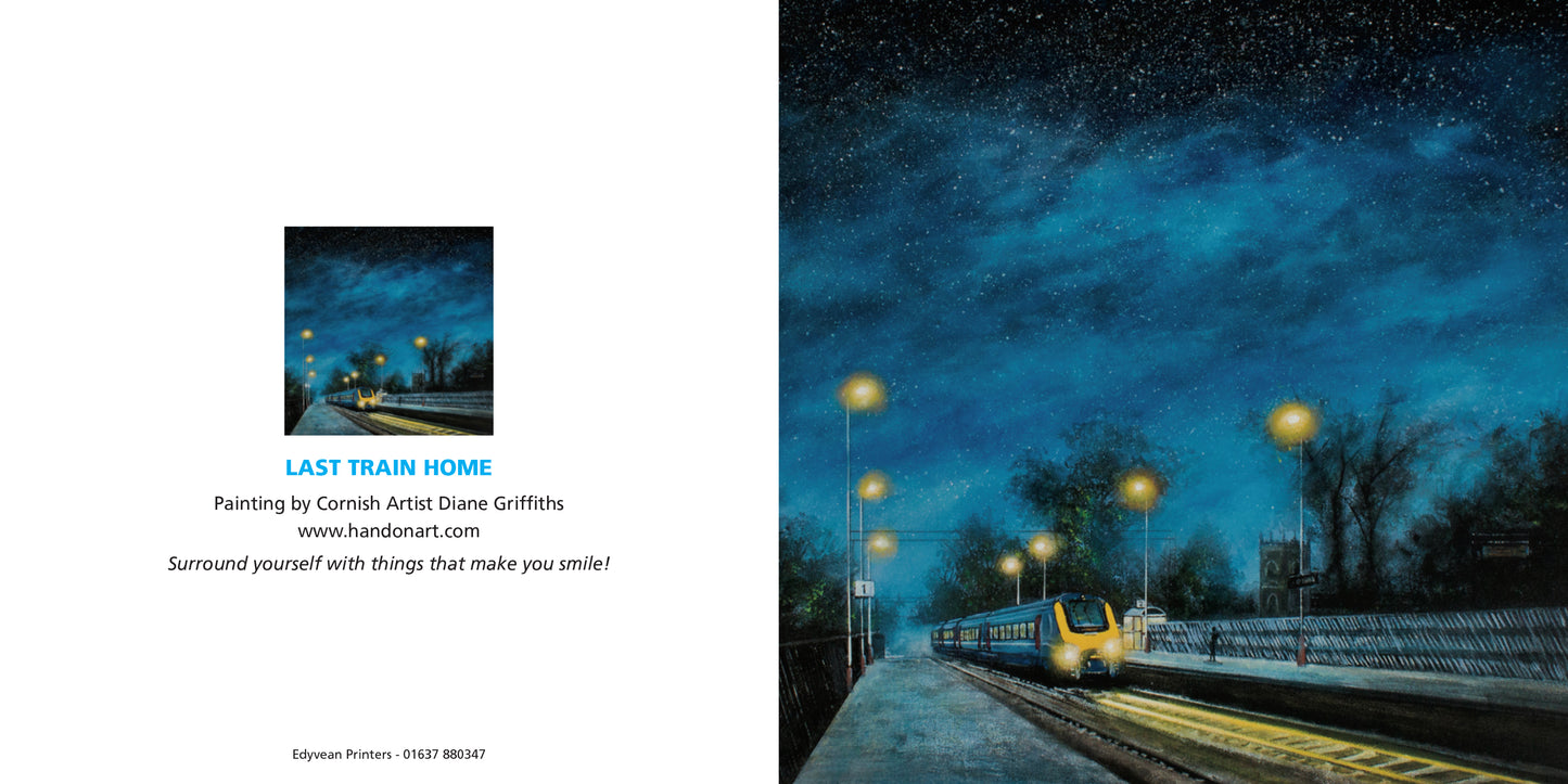 Last Train Home Greeting Card