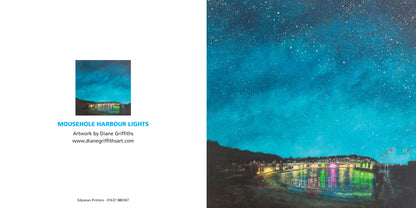 Mousehole Harbour Lights Greeting Card