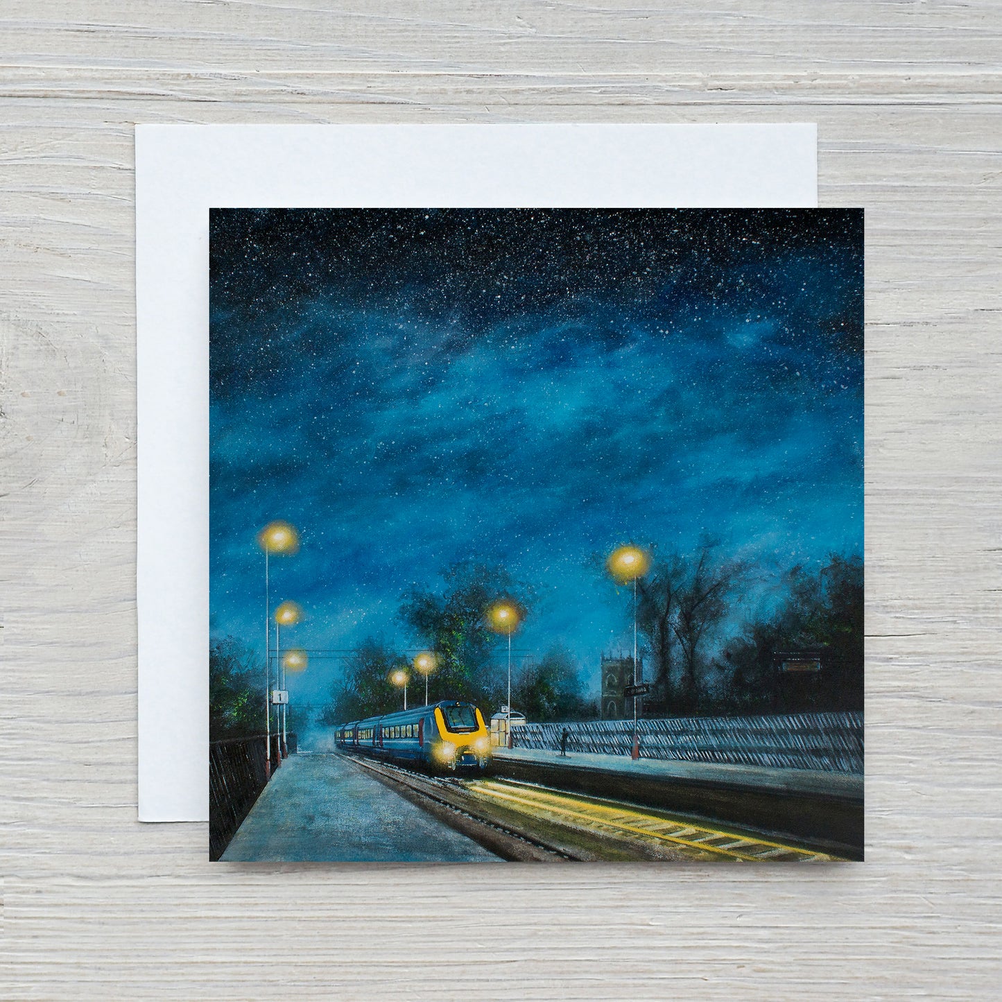 Last Train Home Greeting Card