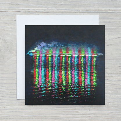 Train of Lights Greeting Card
