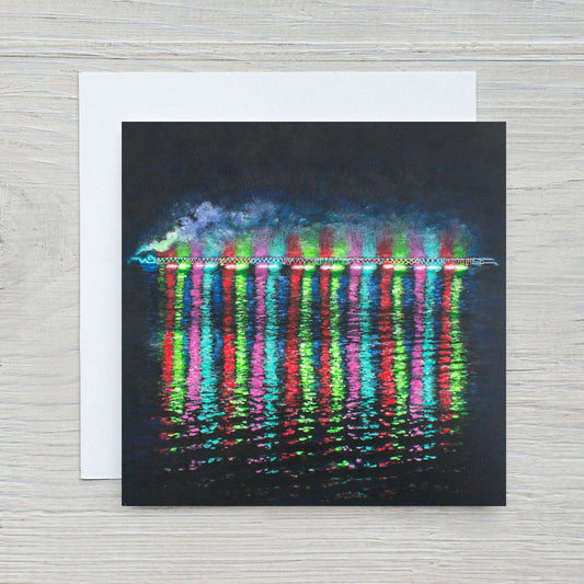 Train of Lights Greeting Card