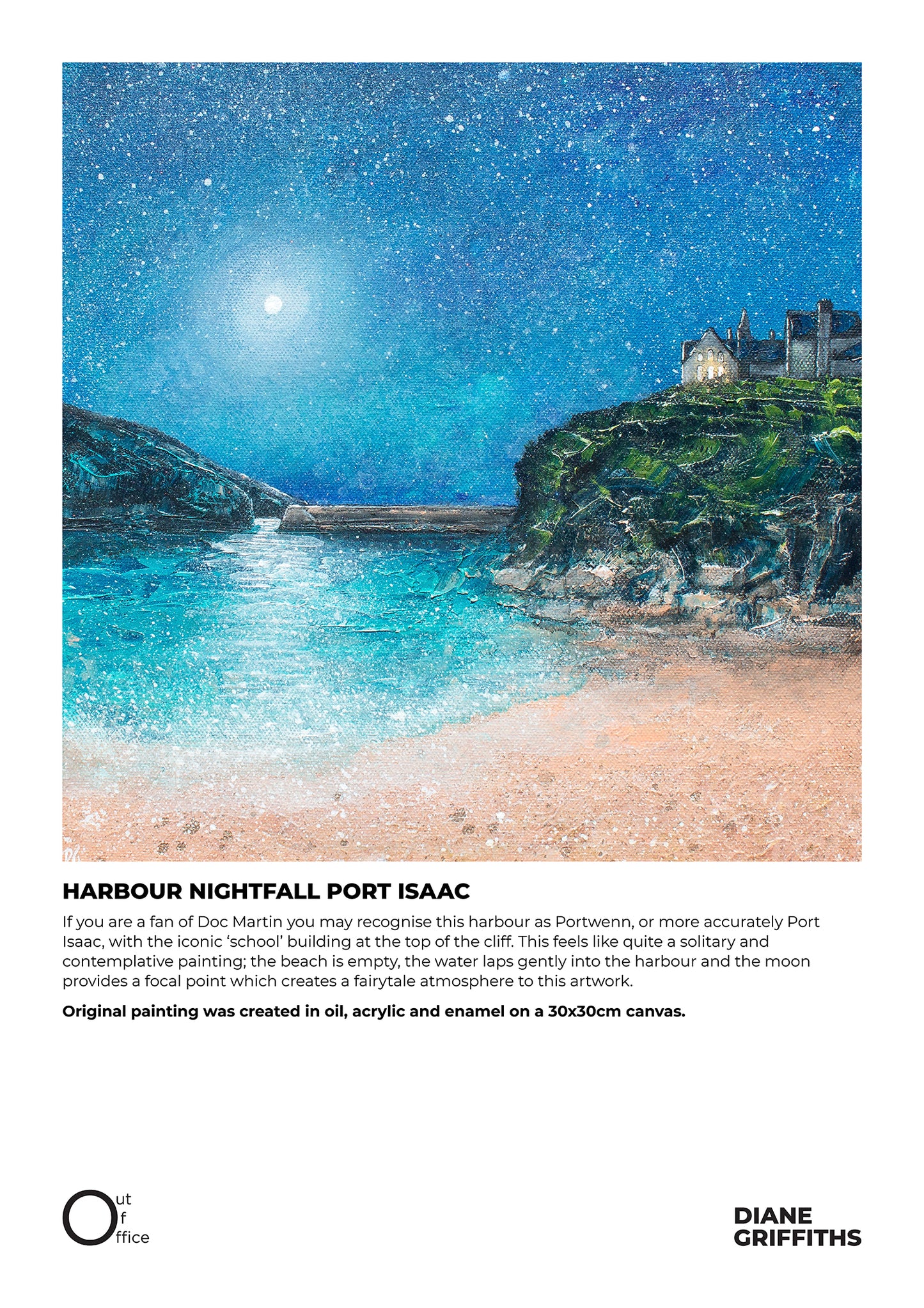 Harbour Nightfall Original Art