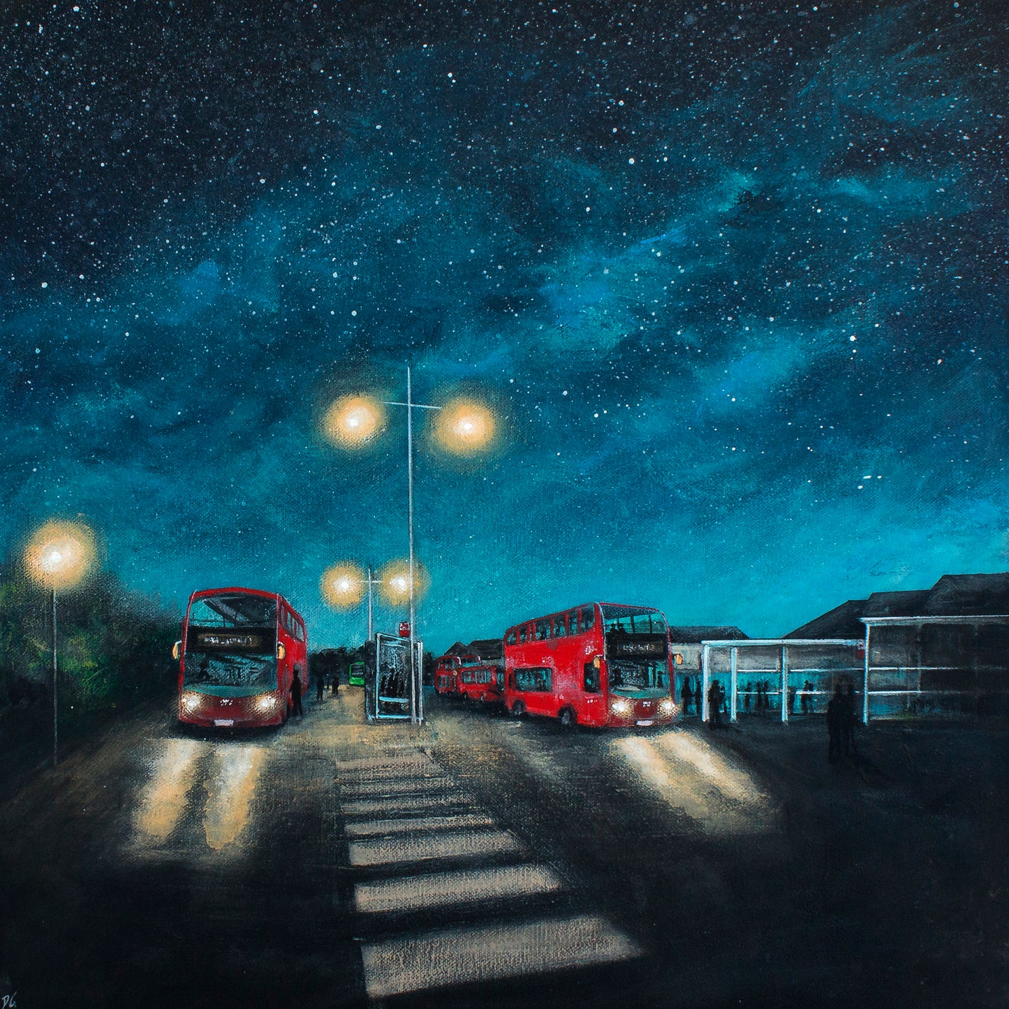 Night Bus Original Art