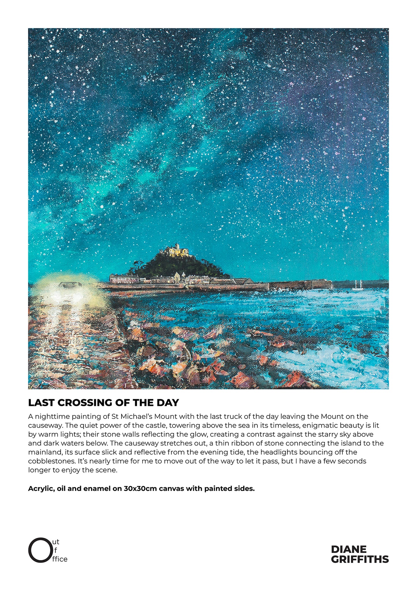 Last Crossing of the Day (St Michael's Mount) Original Art