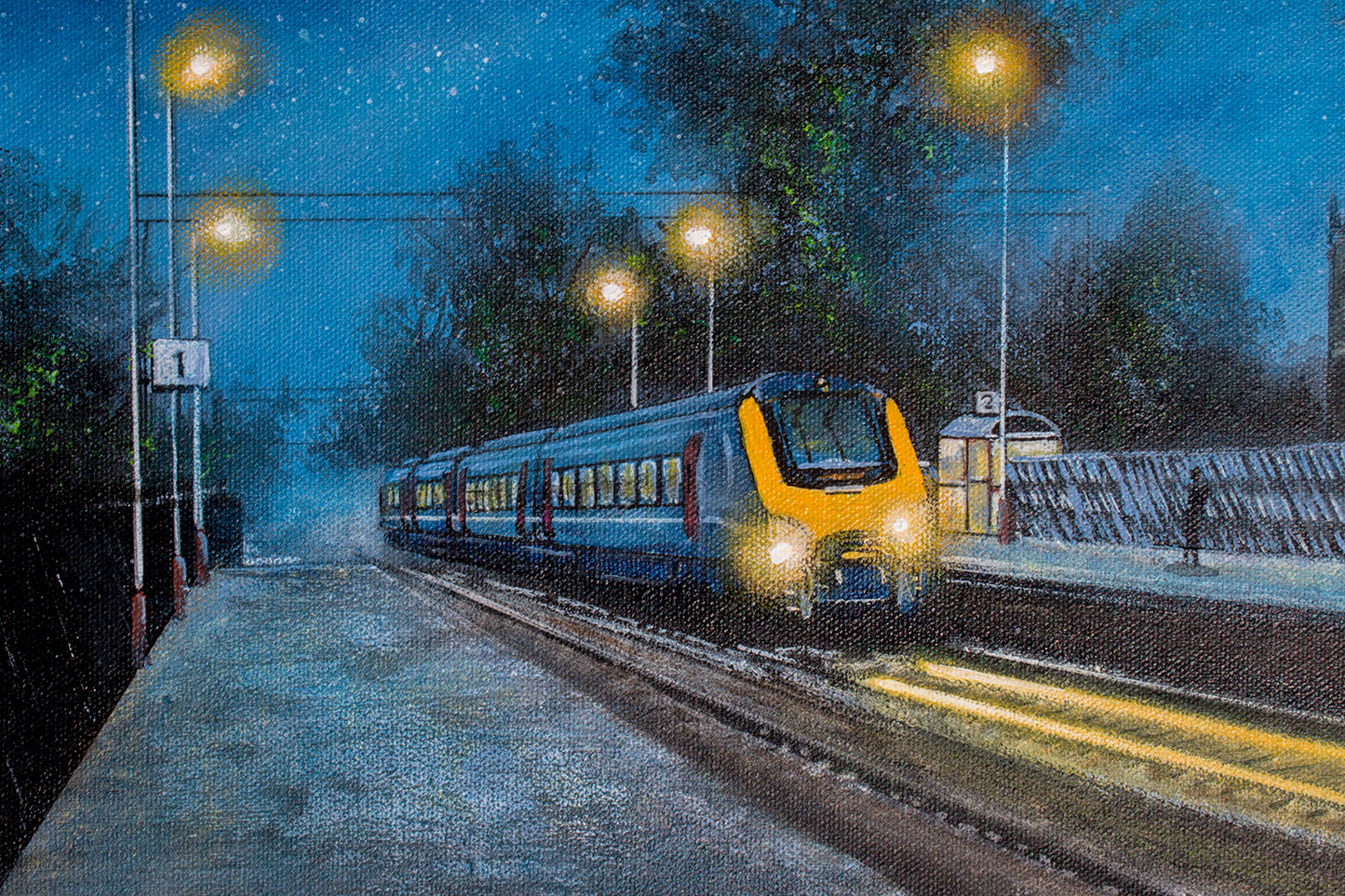 Last Train Home Original Art