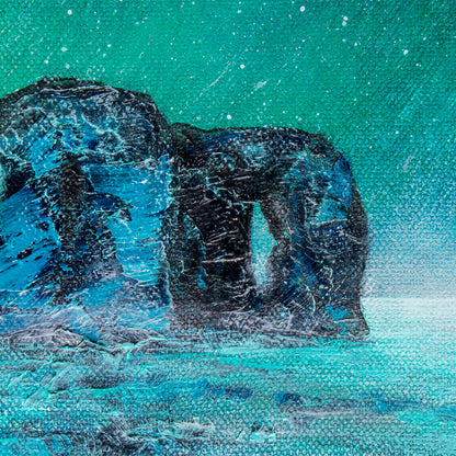 Misty Evening Perranporth Original Art