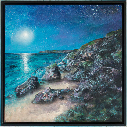 Moonlit Stacks of Bedruthan Original Art
