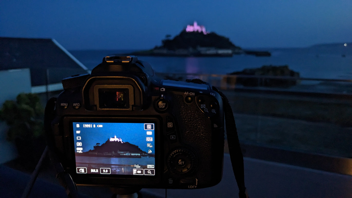 In The Pink Original Art (St Michael's Mount)