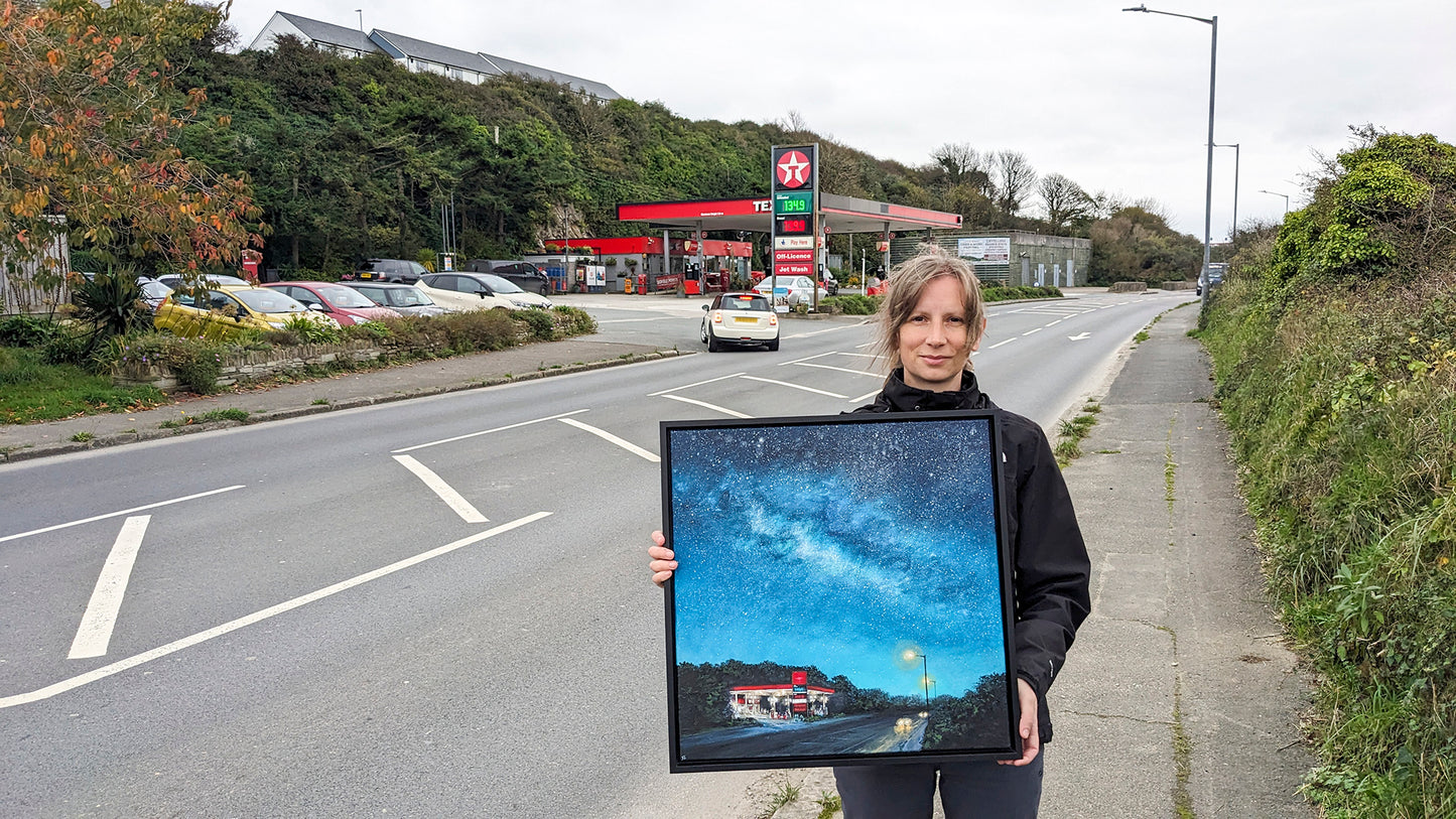 Driving Home, The Gannel Newquay Greeting Card