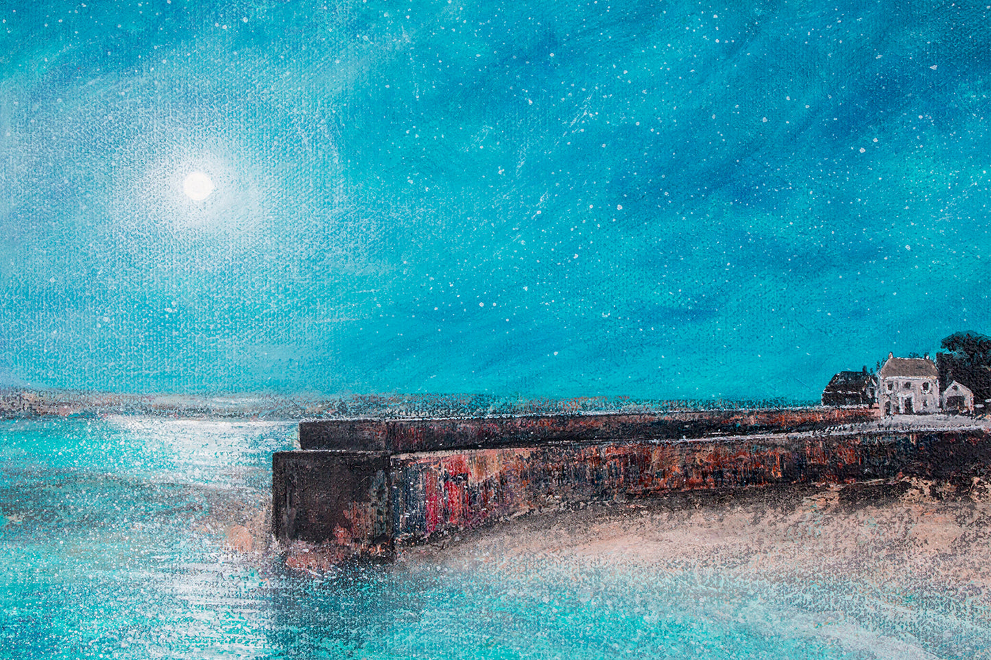 Blush Over St Michael’s Mount Original Art