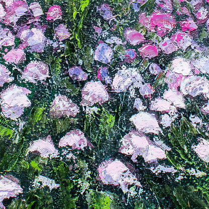 Sea Thrift through to St Michael's Mount Original Art