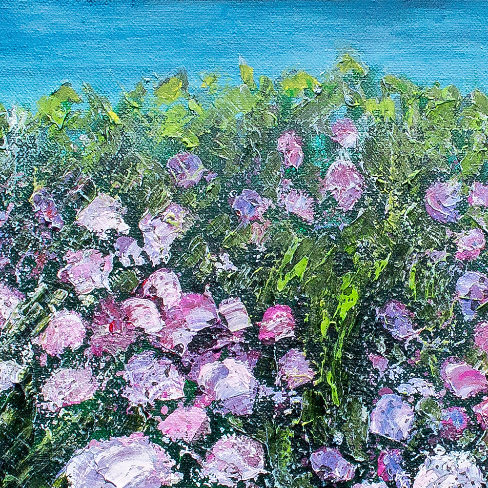 Sea Thrift through to St Michael's Mount Original Art