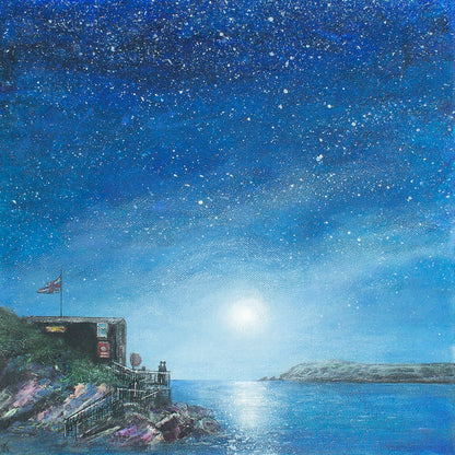 Tide by Moonlight (Porth Newquay) Original Art