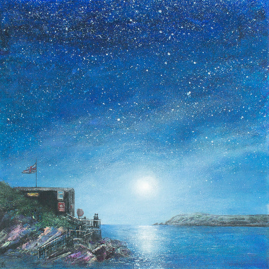 Tide by Moonlight (Porth Newquay) Original Art